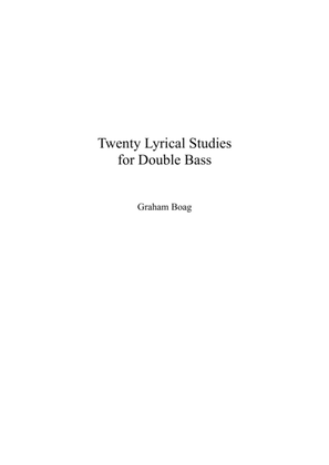 Twenty Lyrical Studies for Double Bass
