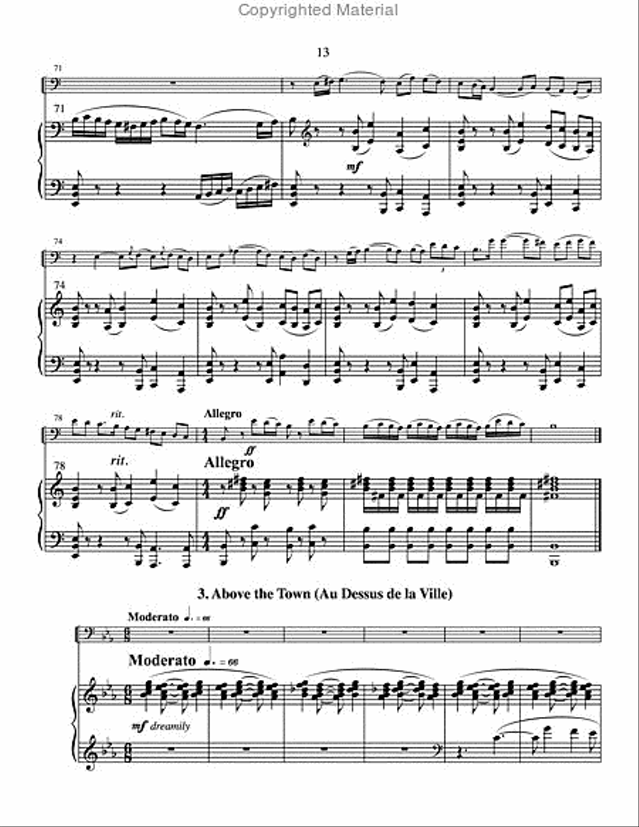 Chagallian Scenes Chagallian Scenes Euphonium scores gallery preview page 5