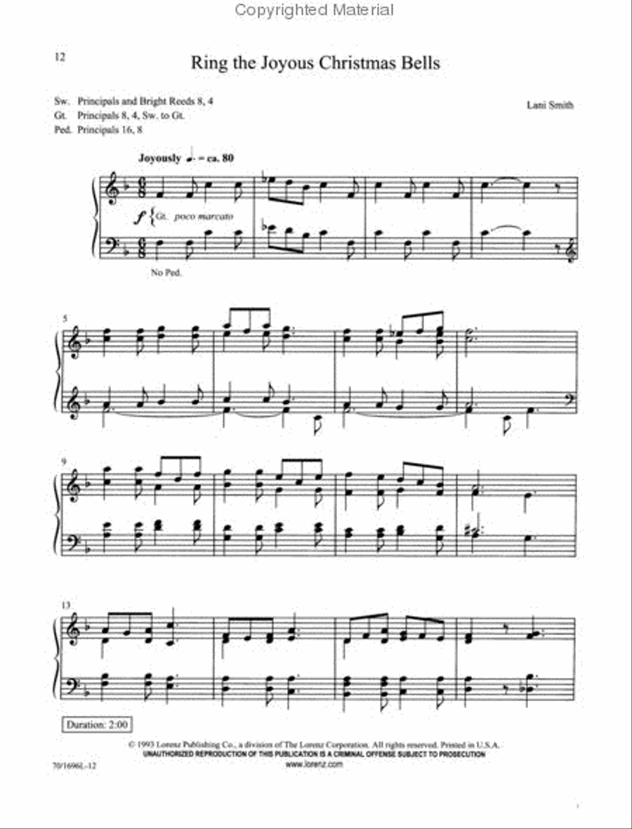 In Excelsis Gloria! Organ Solo scores gallery preview page 3