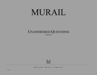 Book cover for Unanswered Questions