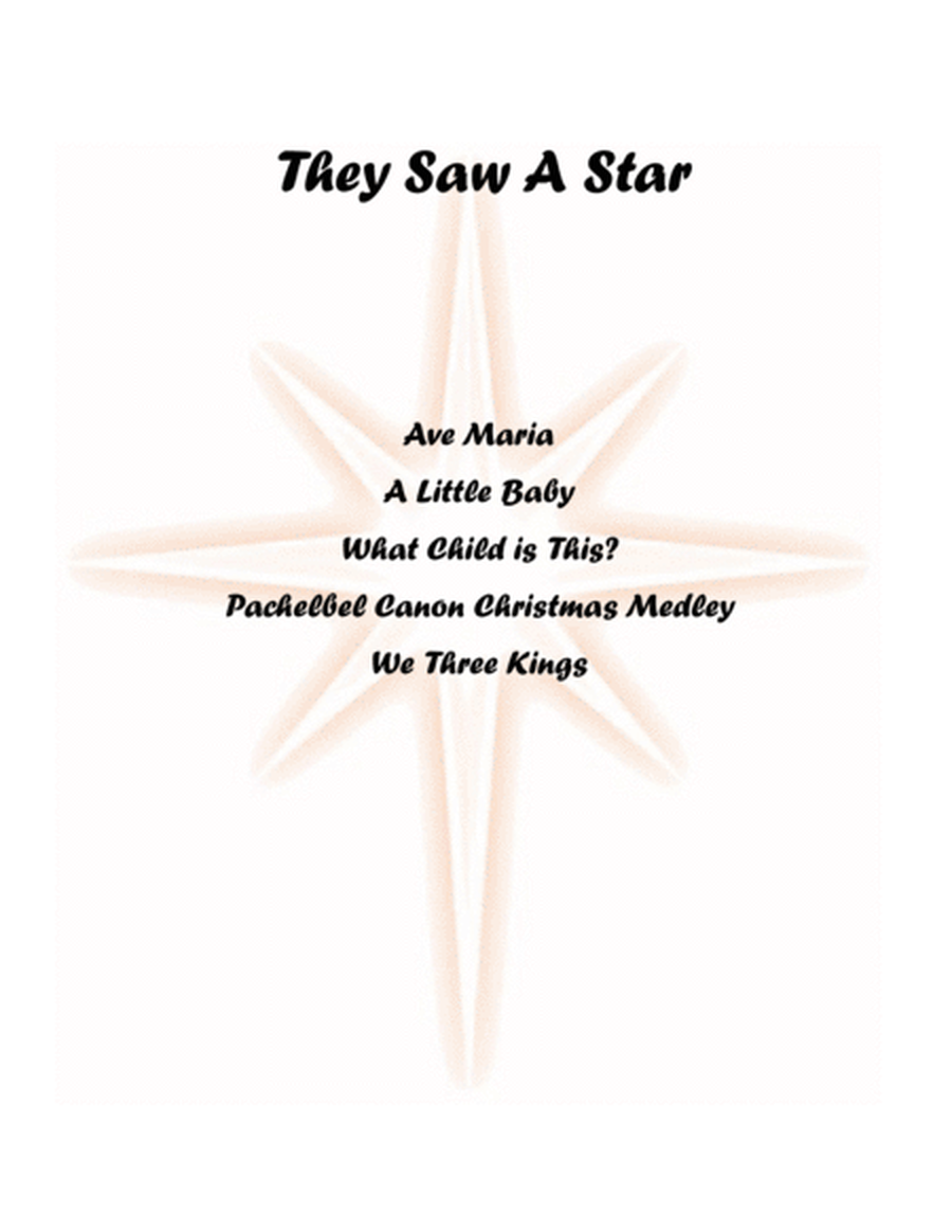 They Saw a Star Teen Christmas Cantata for duet/trio optional flute and piano image number null