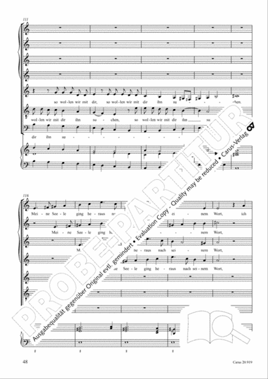 Opera varia I. Works with 1-7 parts (Complete edition, vol. 19) [Werke mit 1-7 obligaten Stimmen] Score scores gallery preview page 105
