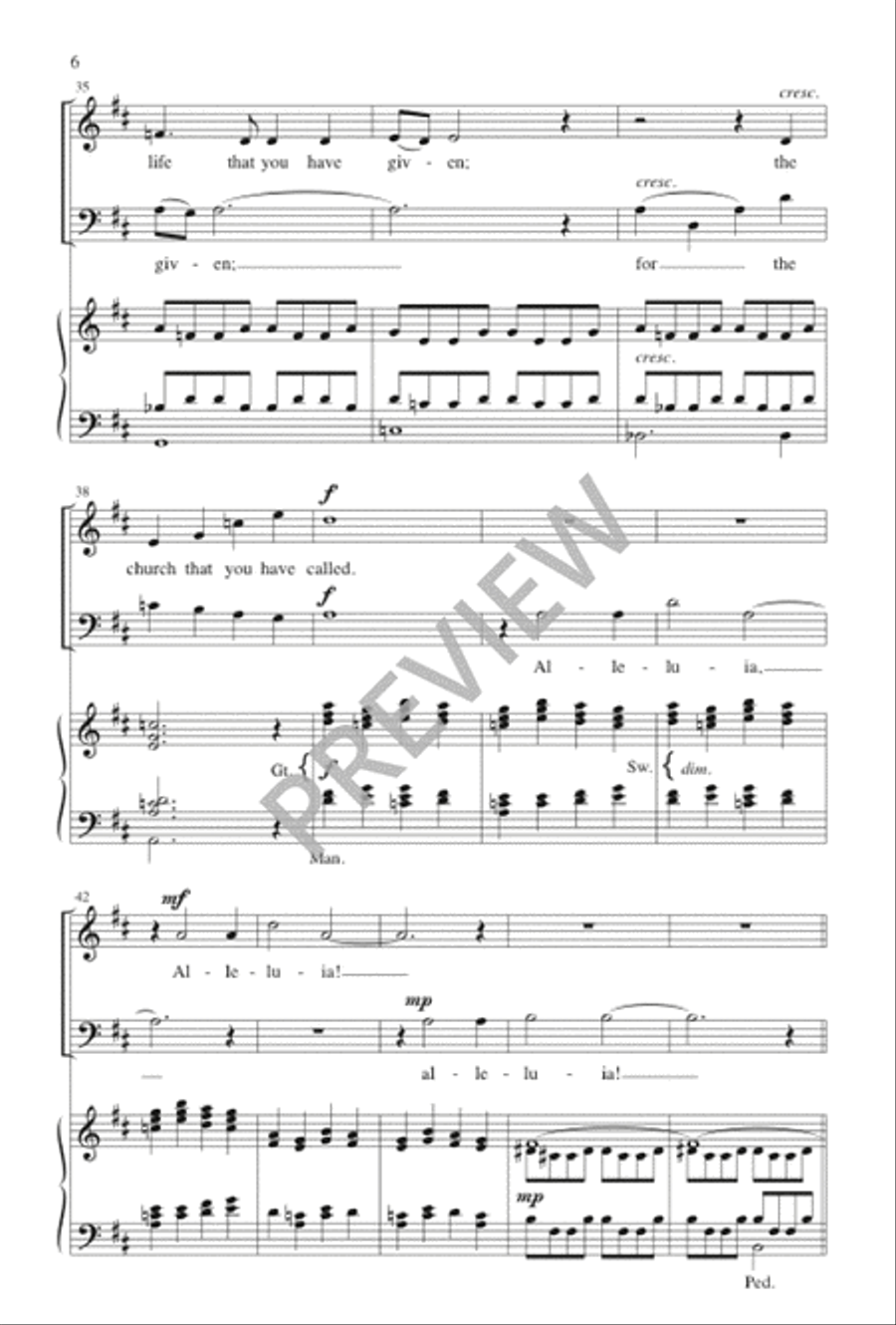 Let This Day Be Filled with Wonder 2-Part scores gallery preview page 7