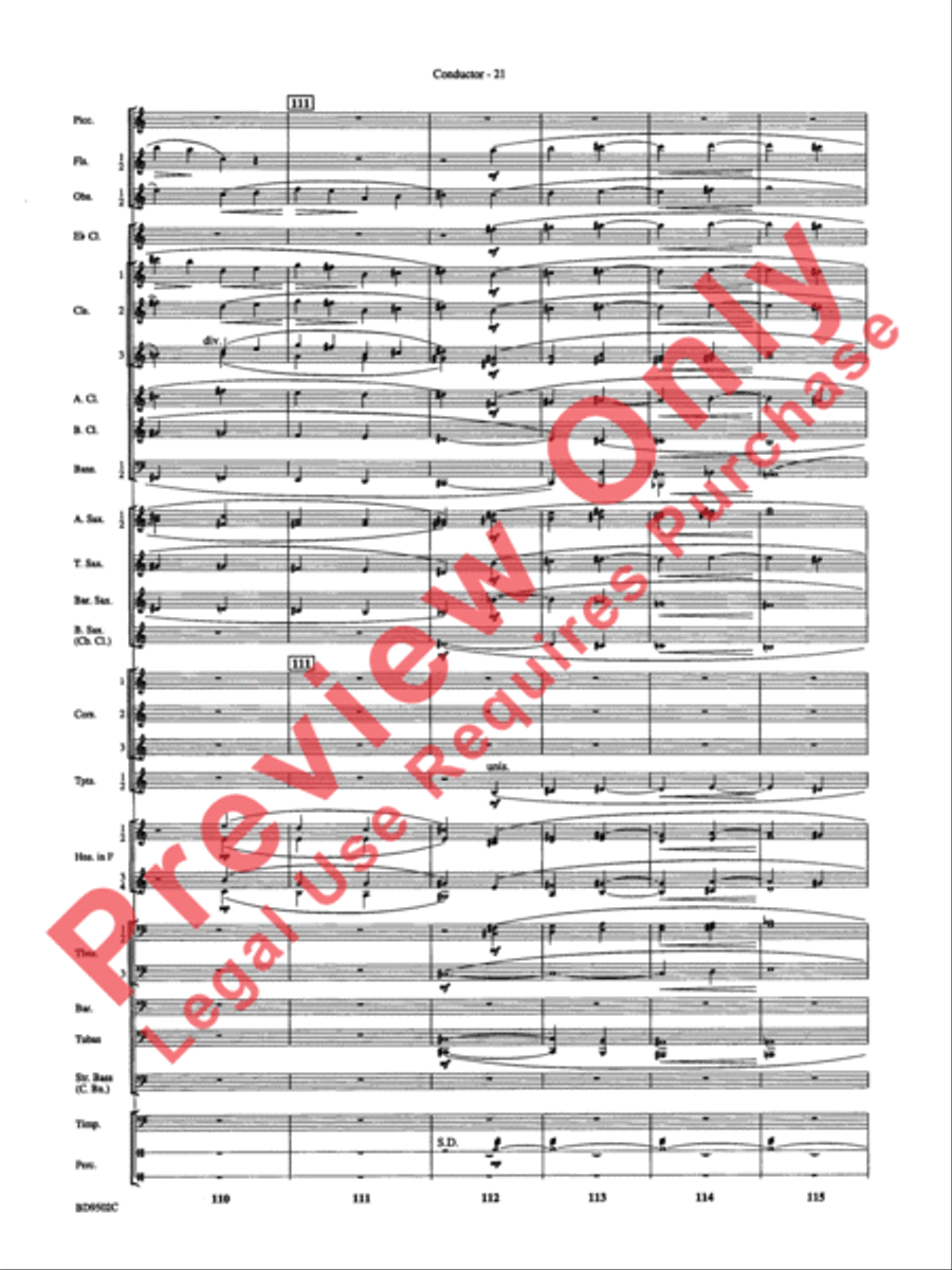 Symphony No. 3 for Band Symphony No. 3 for Band Concert Band scores gallery preview page 24