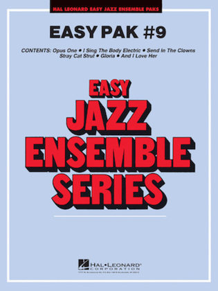 Book cover for Easy Jazz Ensemble Pak #9