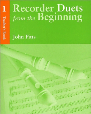 Book cover for Recorder Duets From The Beginning Teachers Book 1