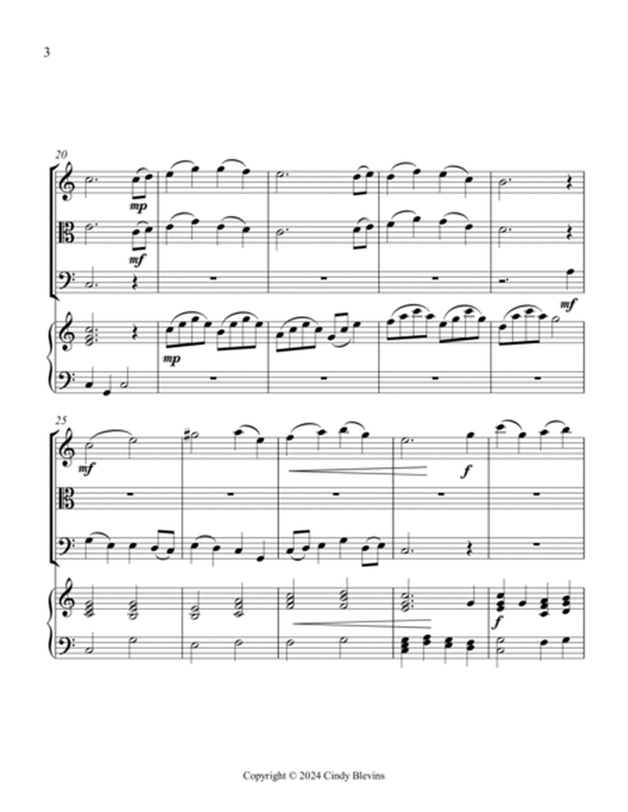 This Is My Father's World, for Violin, Viola, Cello and Piano image number null