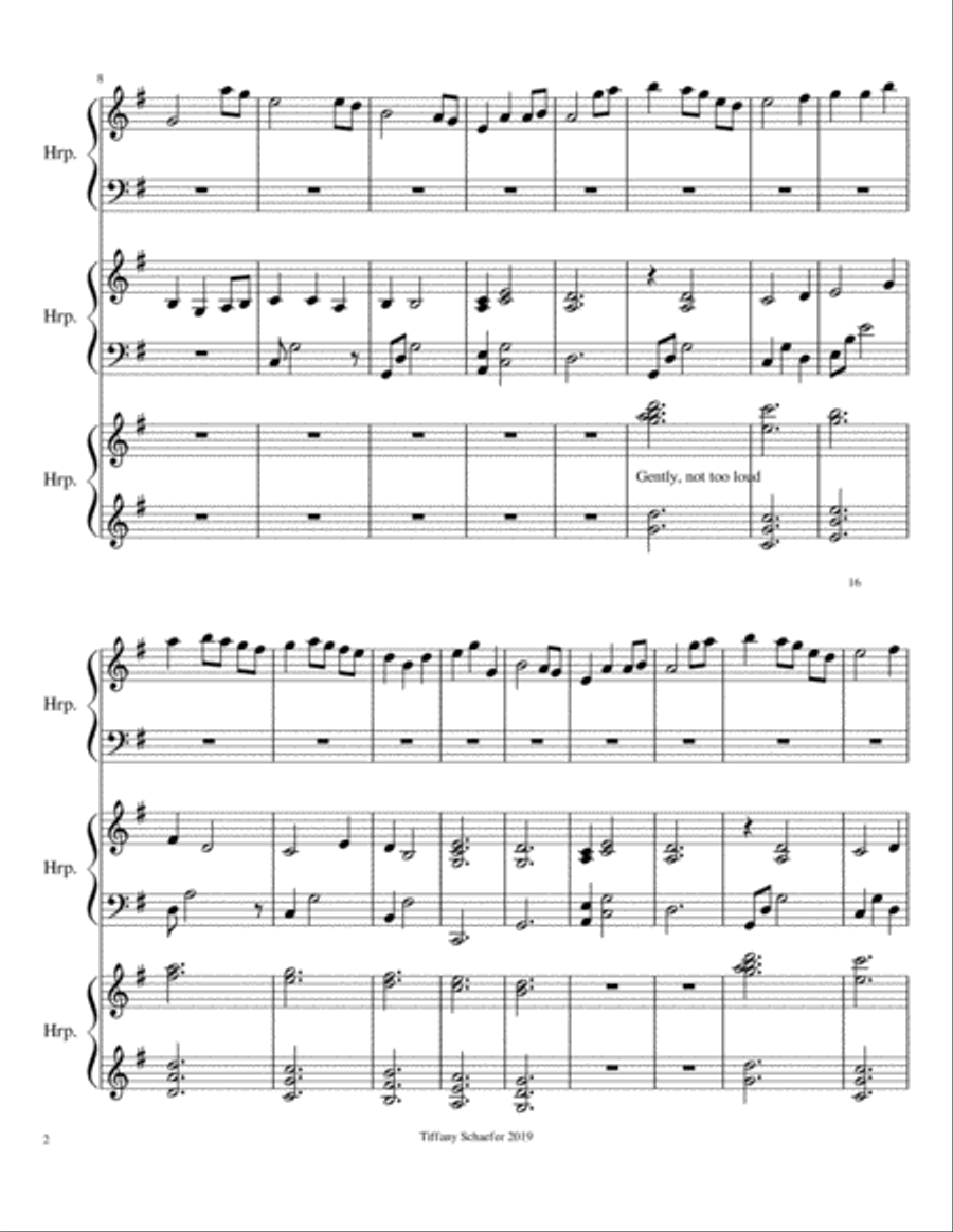 Eleanor Plunkett for Celtic Harp Trio/Ensemble Celtic Harp scores gallery preview page 3