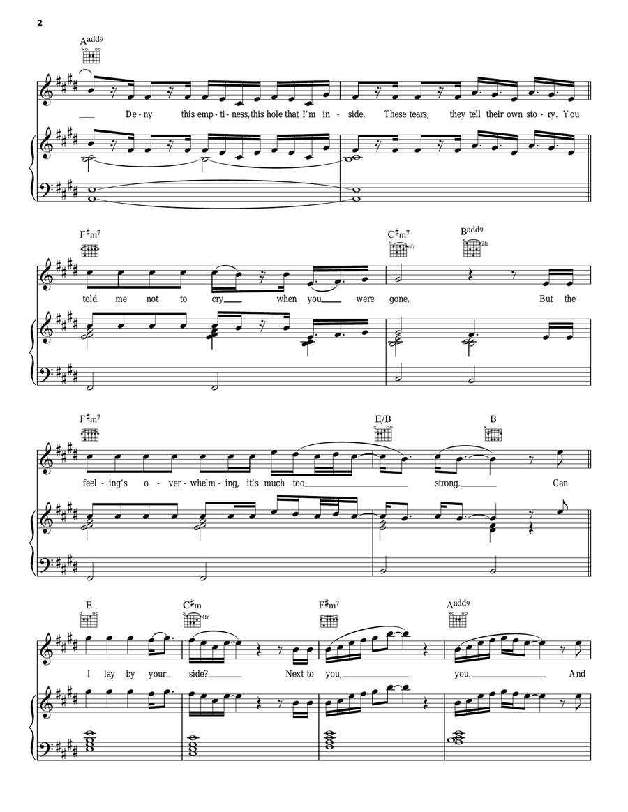 Lay Me Down Acoustic Guitar scores gallery preview page 2