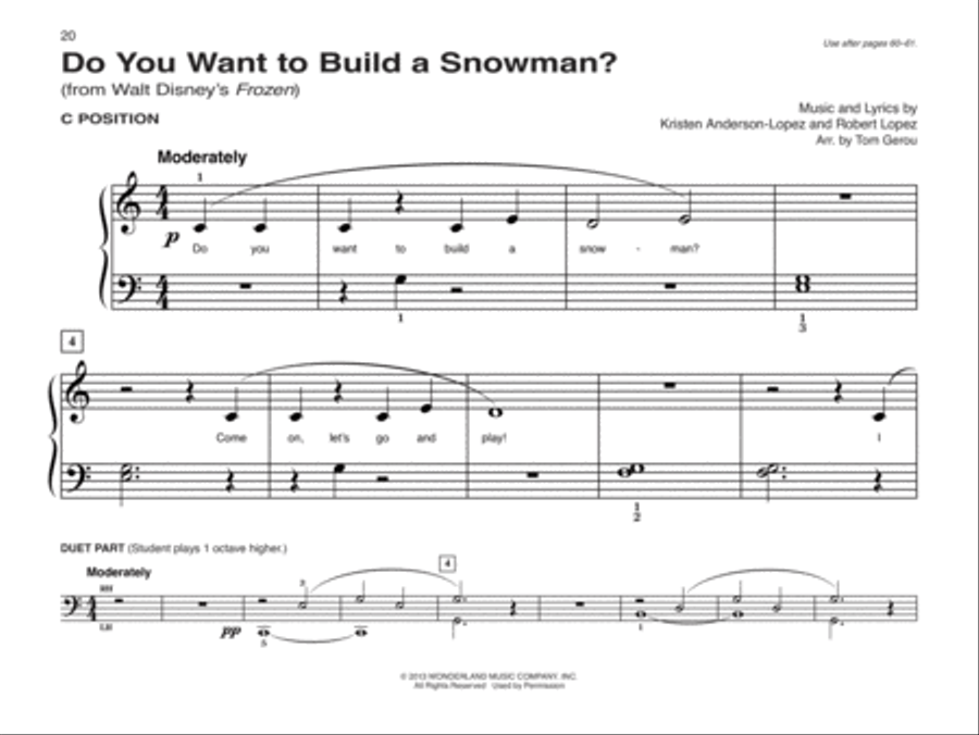 Alfred's Basic Piano Course Popular Hits, Level 1A Piano Method scores gallery preview page 10