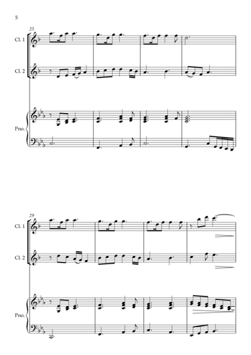 The Skye Boat Song (Theme from 'Outlander') - Clarinet Duet with Piano image number null