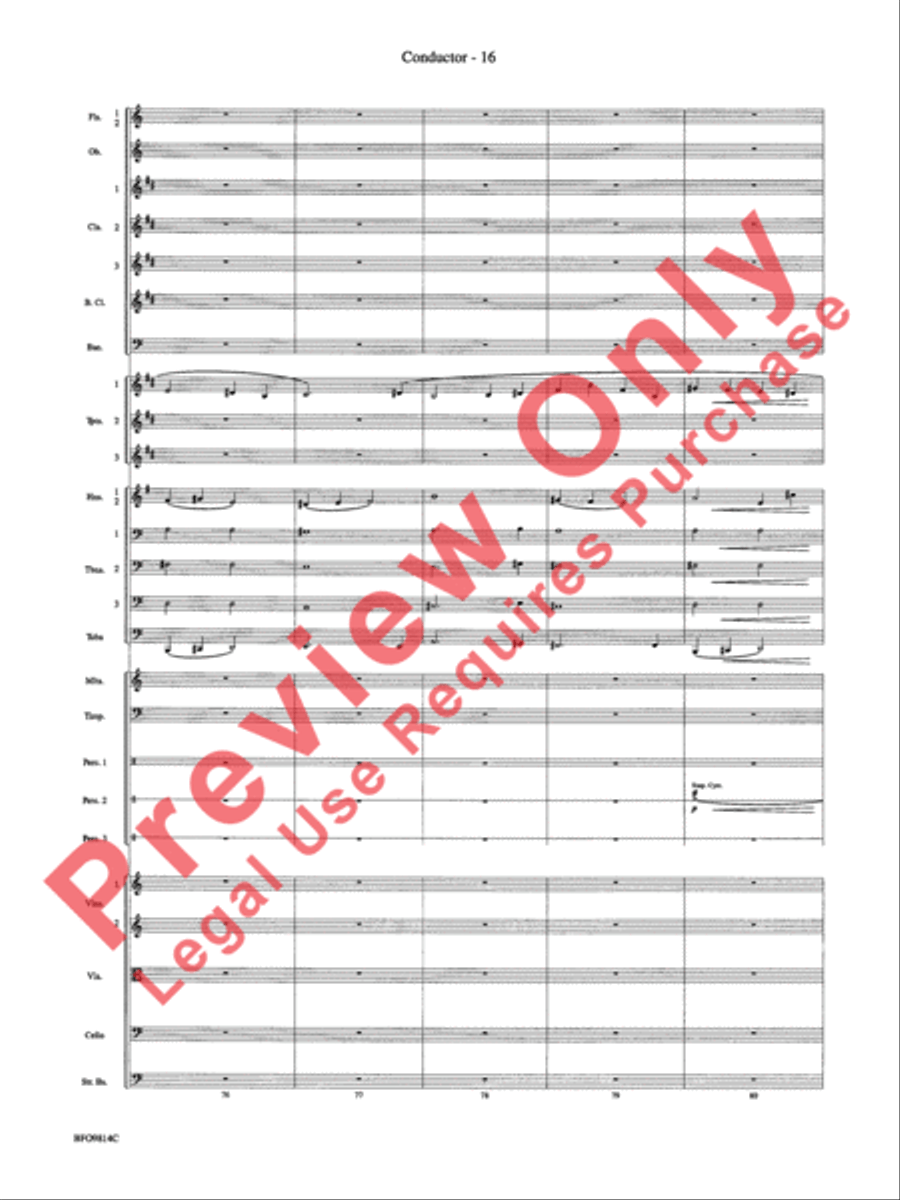 Into the Storm Full Orchestra scores gallery preview page 19