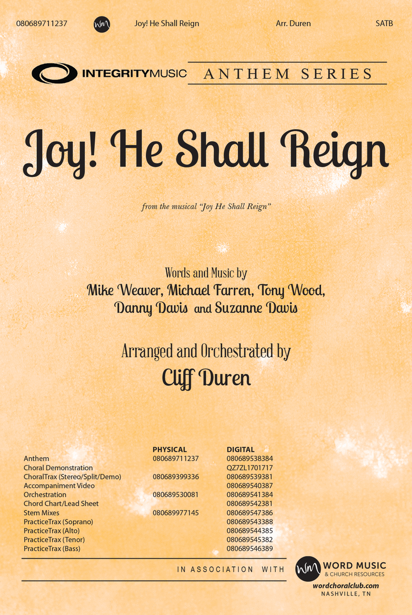 Joy! He Shall Reign - Stem Mixes
