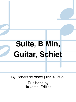 Book cover for Suite, B Min, Gtr, Schiet