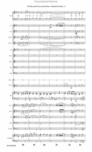 The Way of the Cross Leads Home - Orchestral Score and Parts image number null