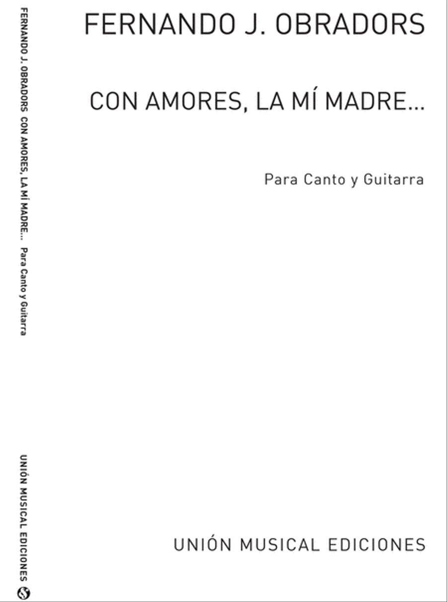 Con Amores, La Mi Madre Con Amores, La Mi Madre Voice scores gallery preview page 1