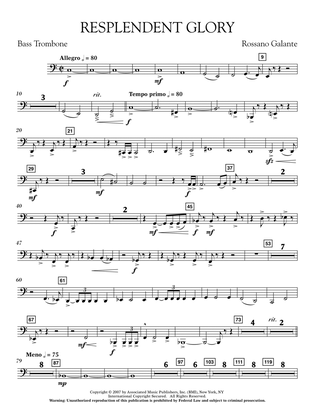 Resplendent Glory - Bass Trombone