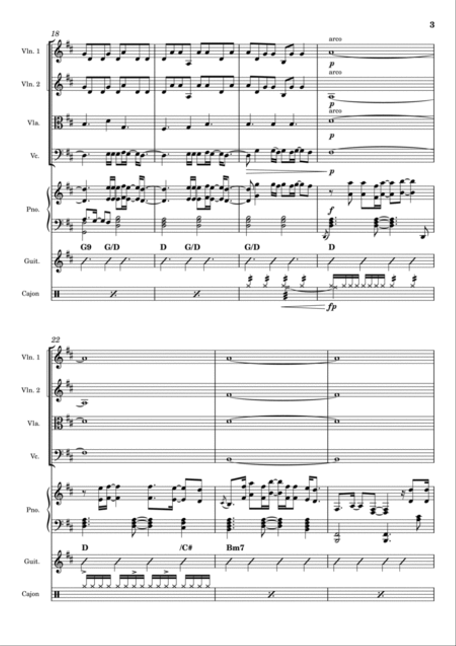 Xo Cello scores gallery preview page 3