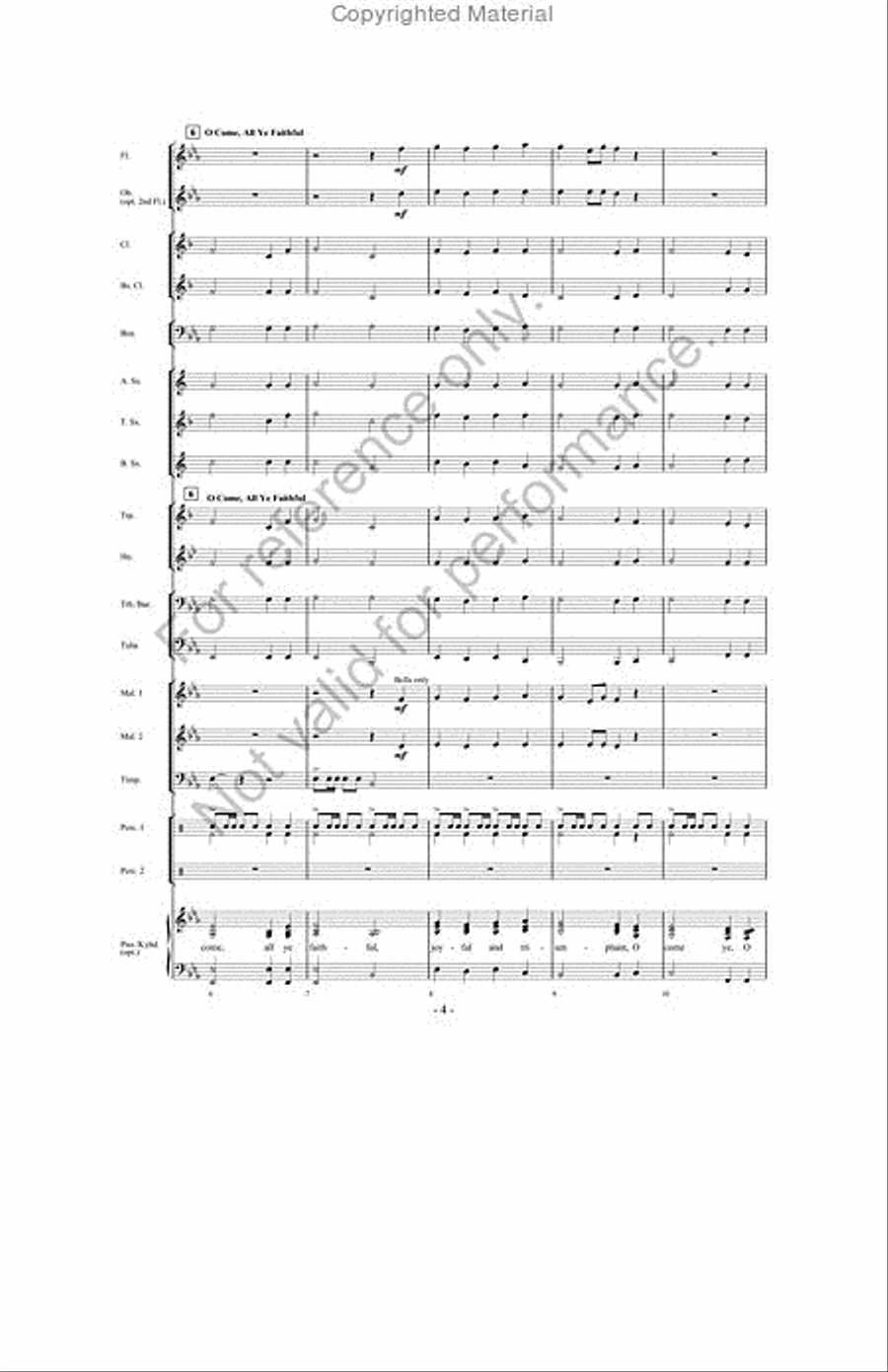 Songs Of Christmas Cheer! Concert Band scores gallery preview page 3
