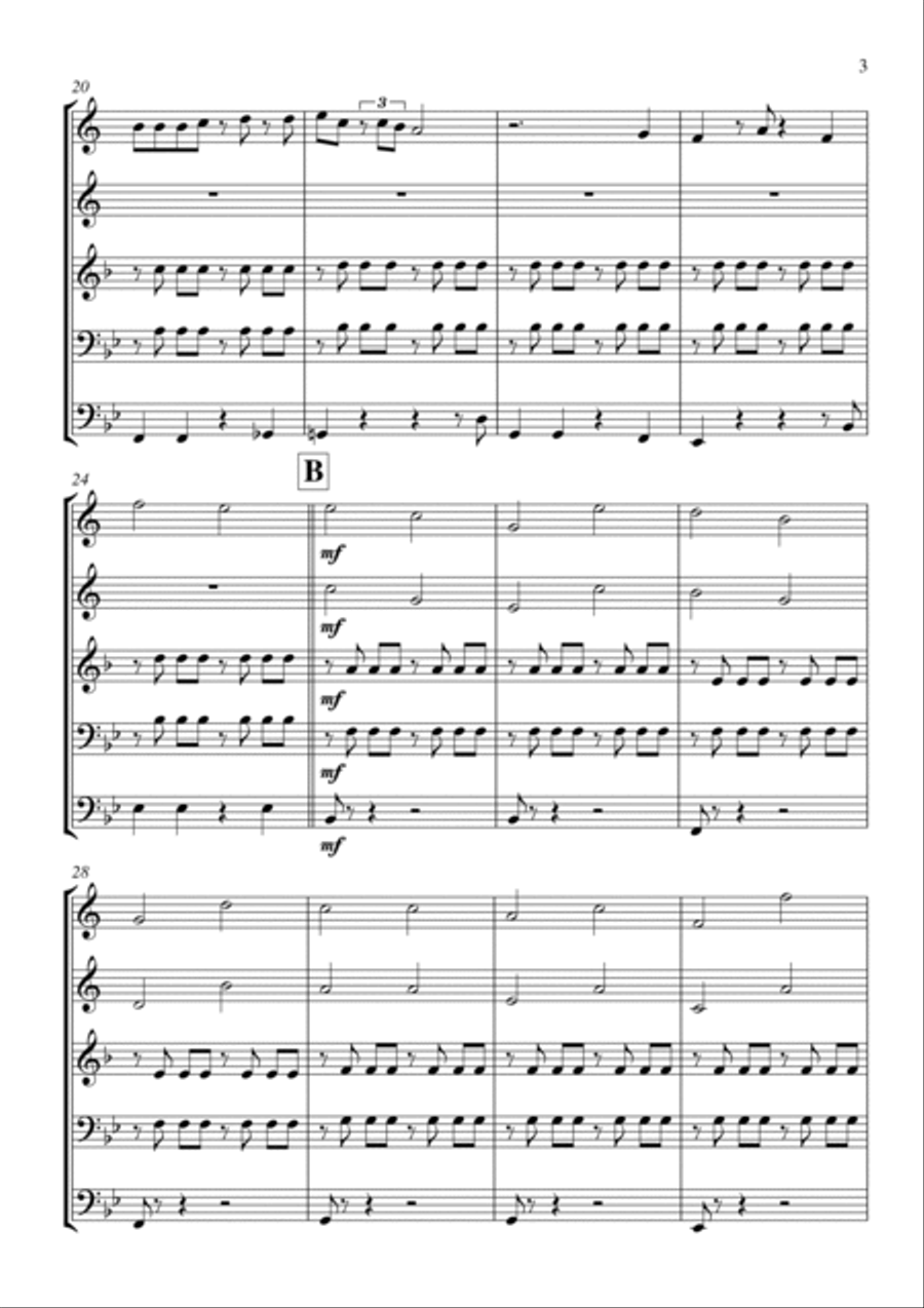 I'm Yours I'm Yours Brass Ensemble scores gallery preview page 4