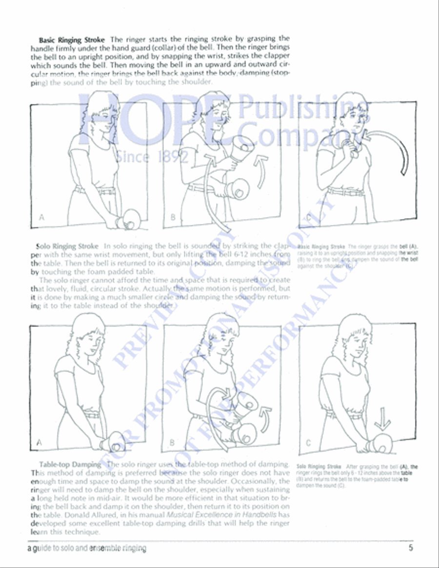 Impossible Ringing Made Possible Handbell Choir scores gallery preview page 7