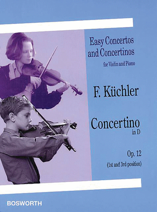 Book cover for Concertino in D, Op. 12 (1st and 3rd position)