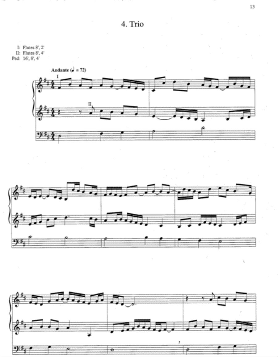 Partita on With High Delight Let Us Unite Organ scores gallery preview page 6