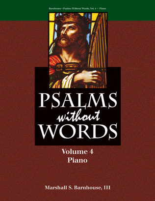 Book cover for Psalms without Words - Volume 4 - Piano