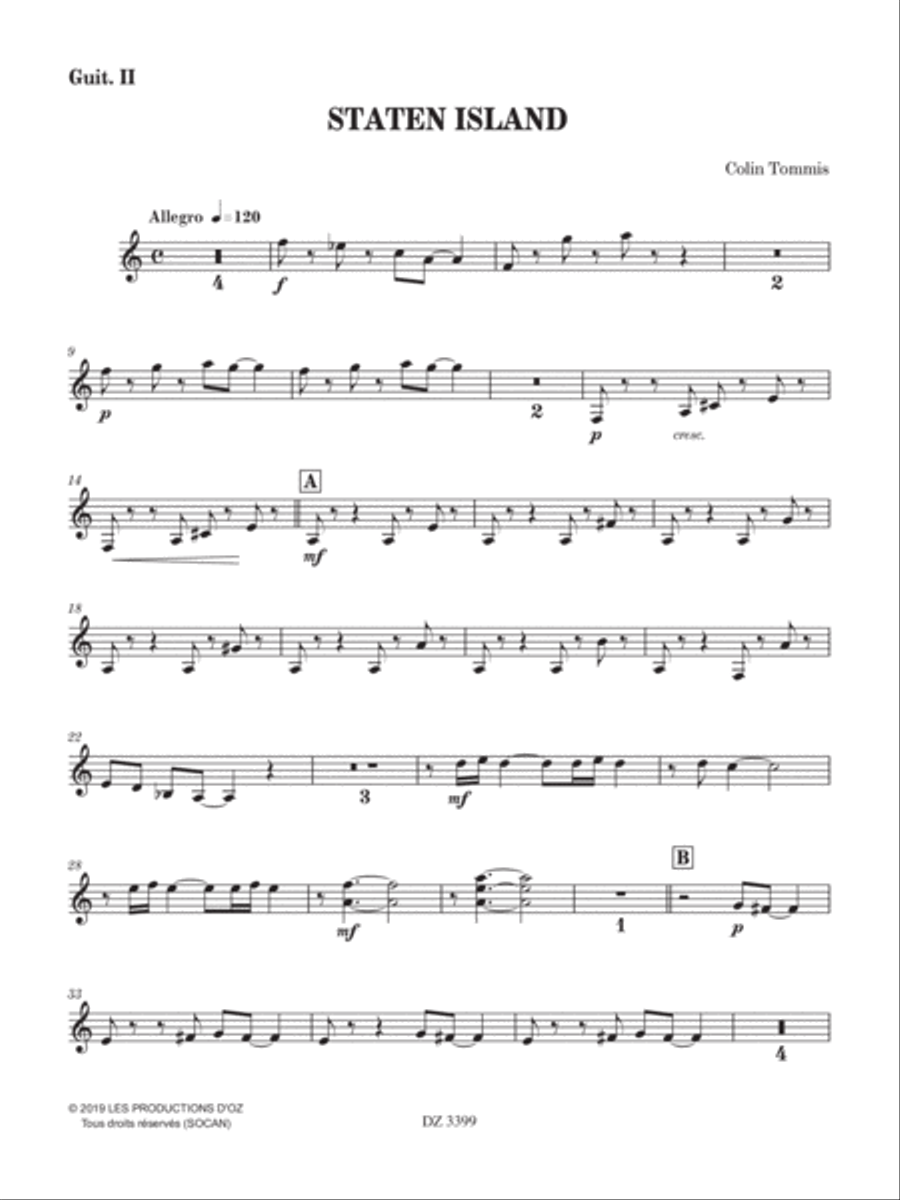 Staten Island Staten Island Guitar Ensemble scores gallery preview page 4
