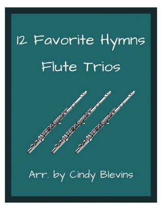Book cover for 12 Favorite Hymns, Flute Trios