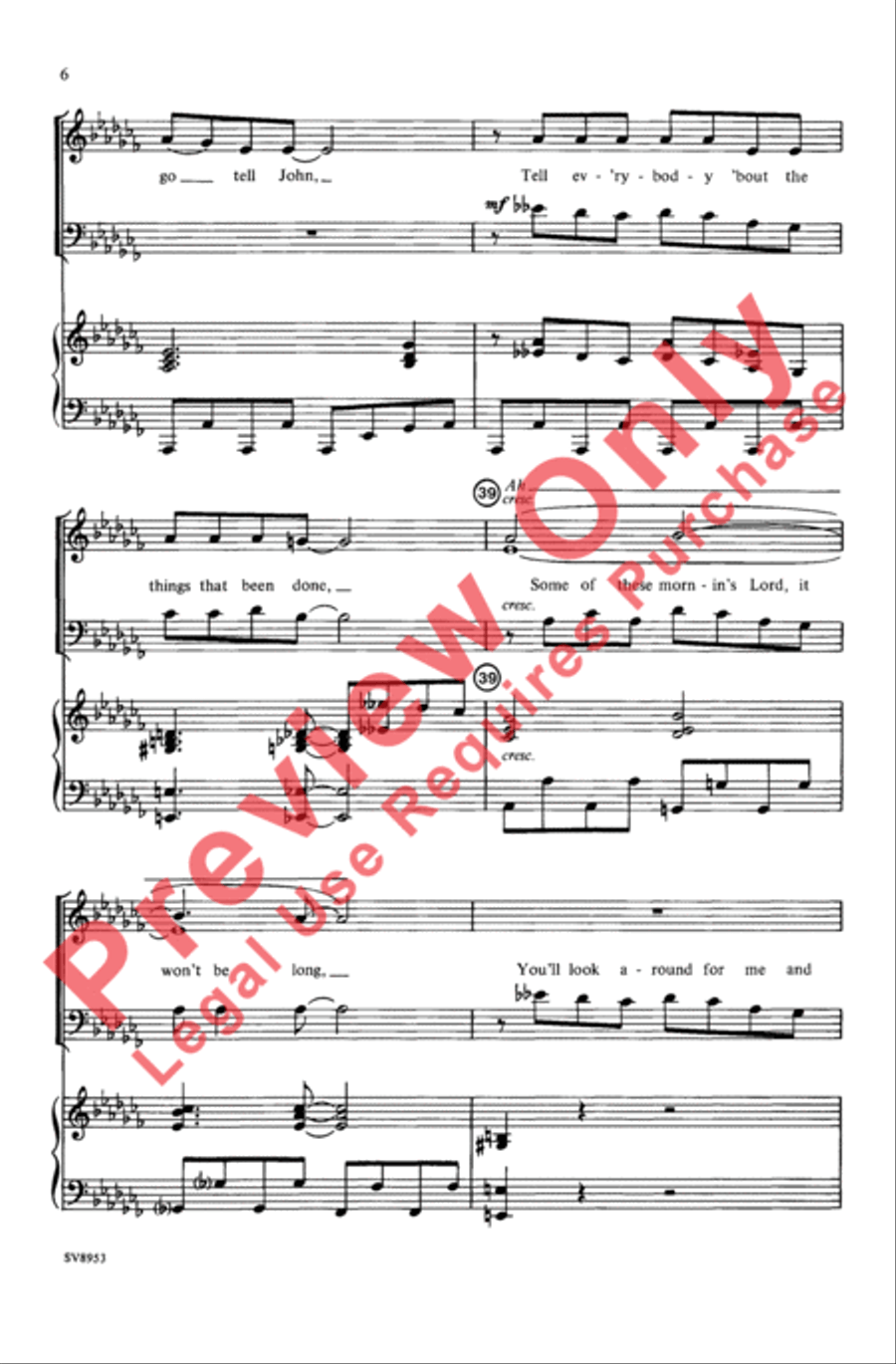 Ticket to the Kingdom 3-Part scores gallery preview page 6