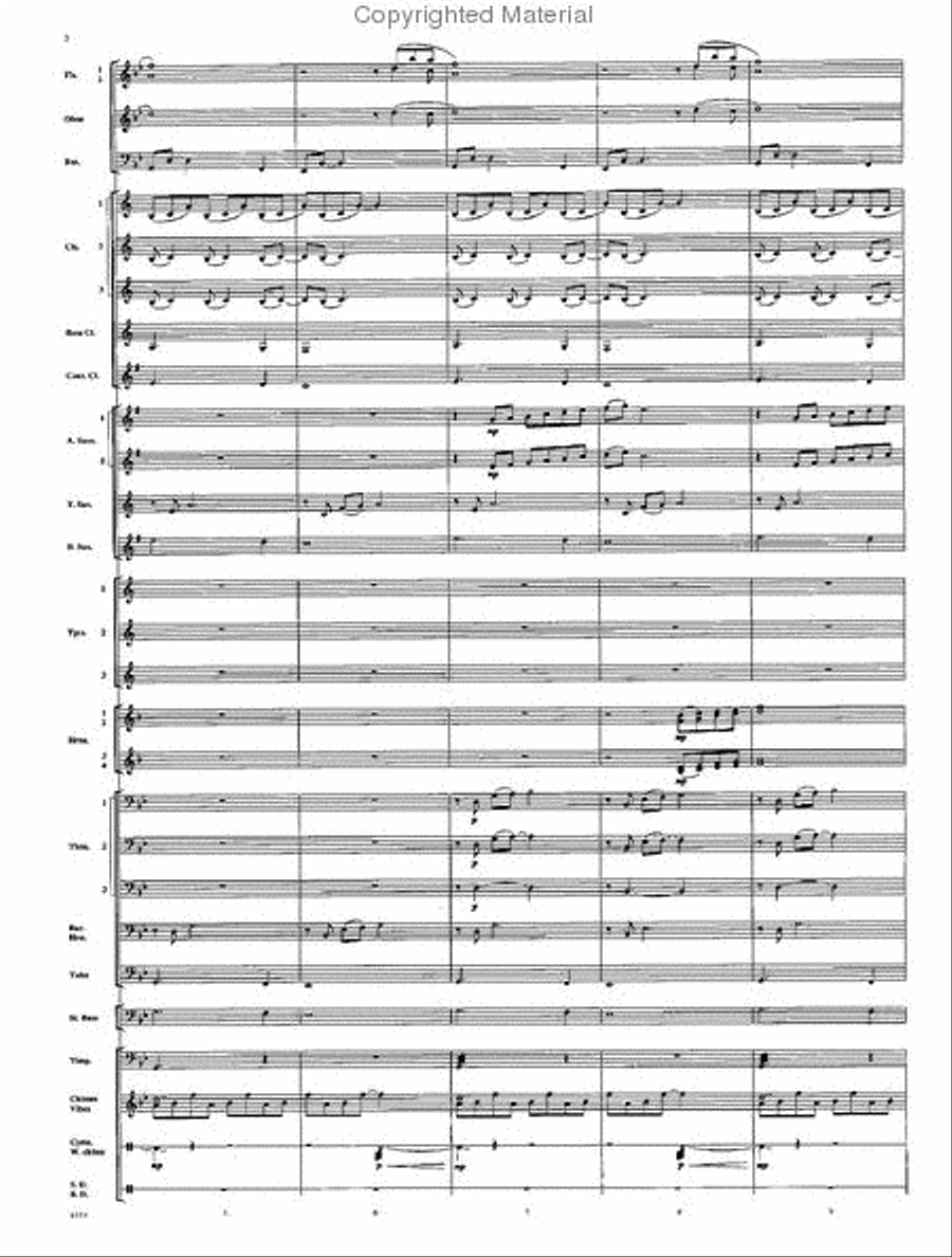 Pastorale Pastorale Concert Band scores gallery preview page 3