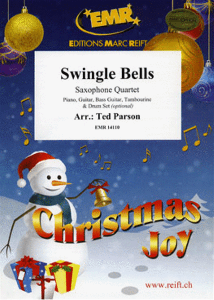 Swingle Bells Swingle Bells Saxophone Quartet scores gallery preview page 1