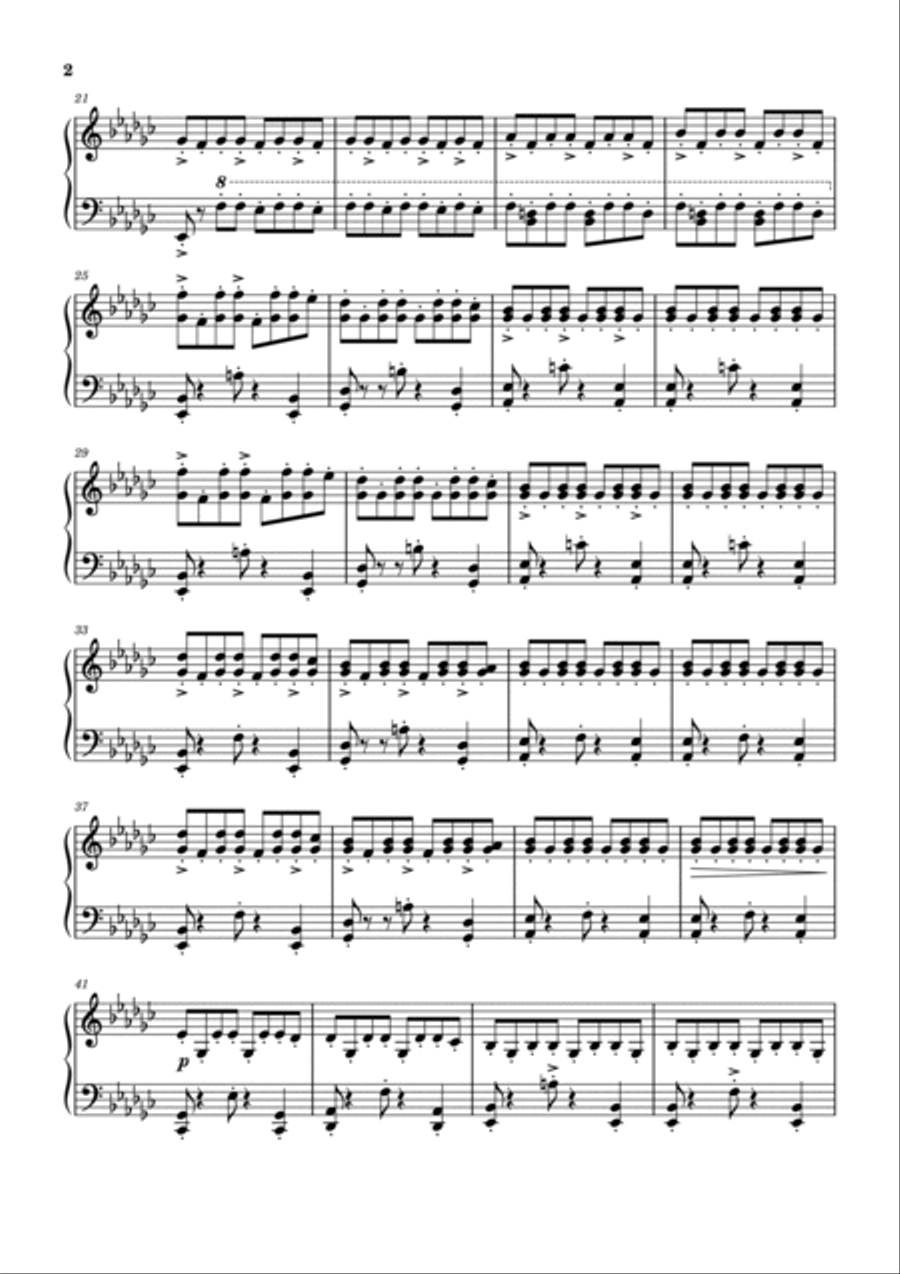 Inner dialogue Piano Solo scores gallery preview page 2