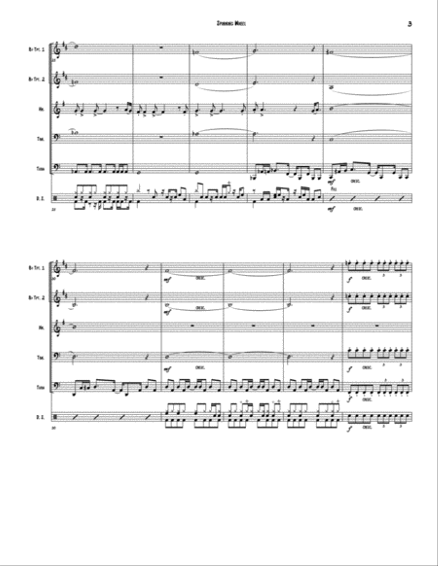 Spinning Wheel Brass Ensemble scores gallery preview page 3