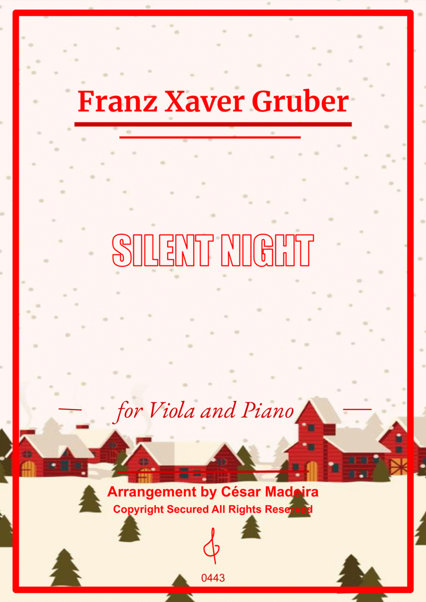 Silent Night - Viola and Piano (Full Score and Parts) image number null