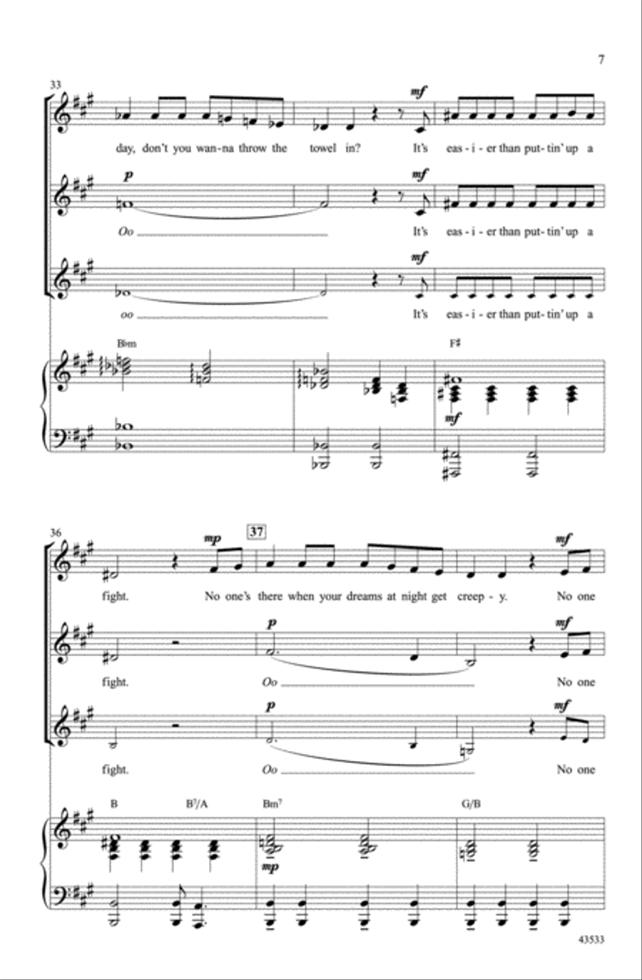 It's a Hard-Knock Life (from the musical Annie) Choir scores gallery preview page 6
