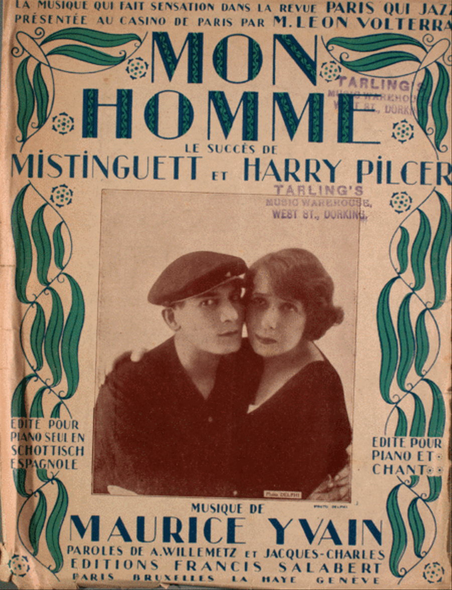 Mon Homme. Le Succes De Mistinguett et Harry Pilcer Voice scores gallery preview page 1