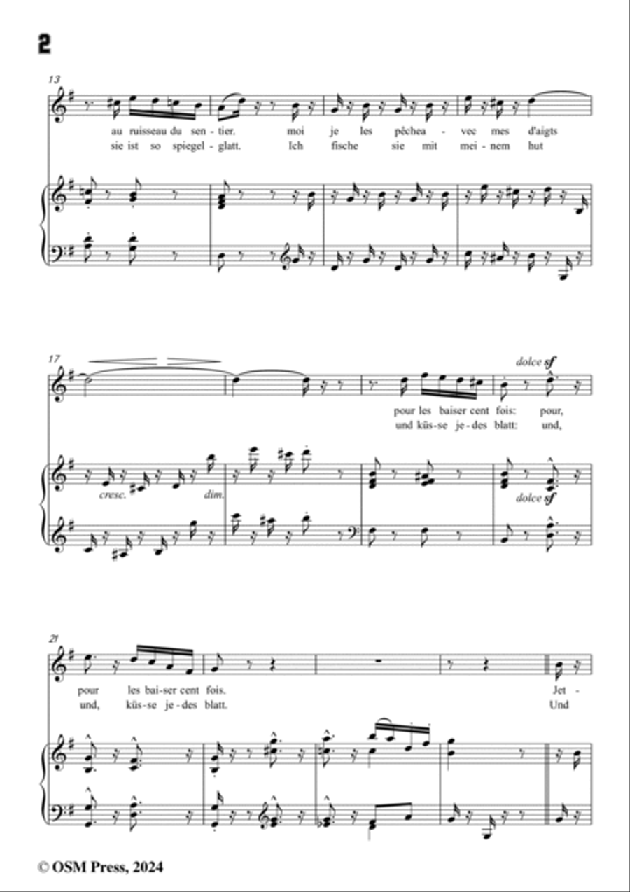 Meyerbeer-Die Rosenblätter(Les feuilles de roses),in G Major Voice scores gallery preview page 4