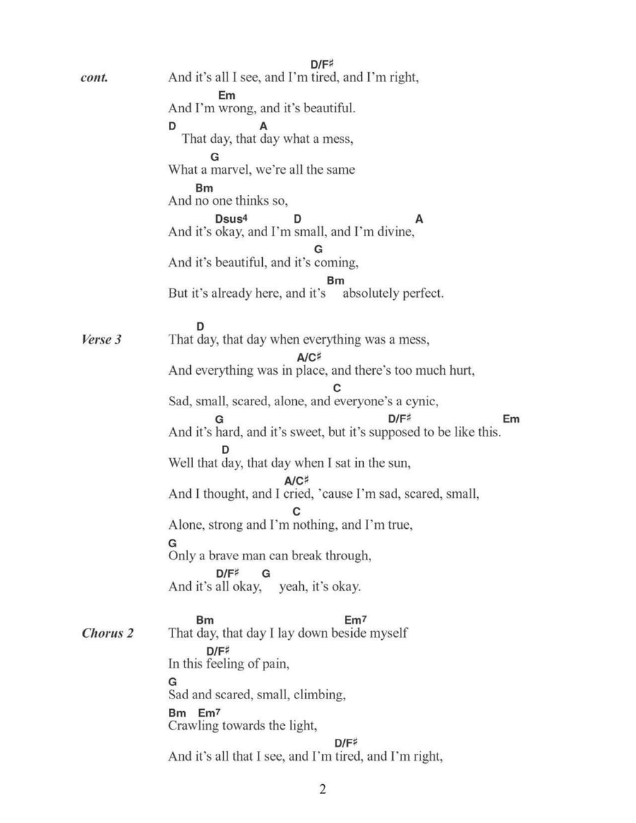 That Day Acoustic Guitar scores gallery preview page 2