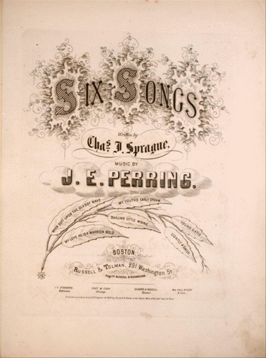Six Songs. Darling Little Minnie Voice scores gallery preview page 1