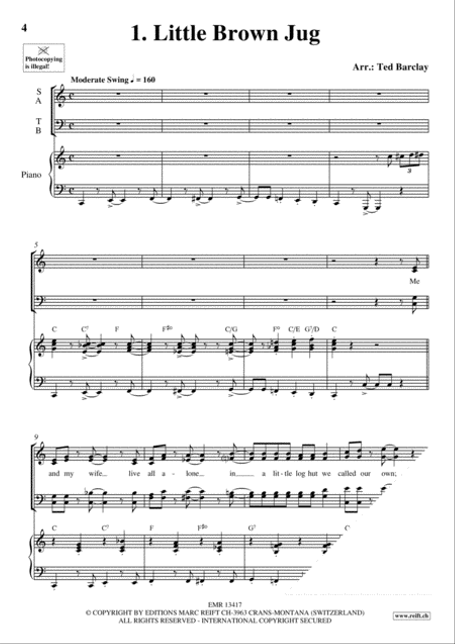 Greatest Choral Hits Volume 5 4-Part scores gallery preview page 4