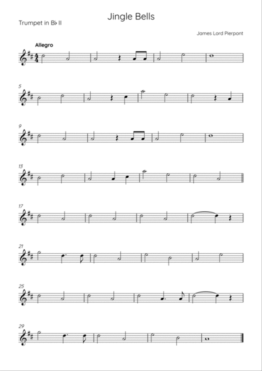 Jingle Bells Chamber Music scores gallery preview page 6