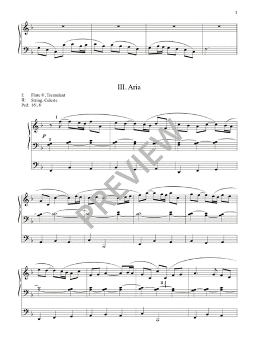Variations on O WALY WALY for Organ Organ Solo scores gallery preview page 5