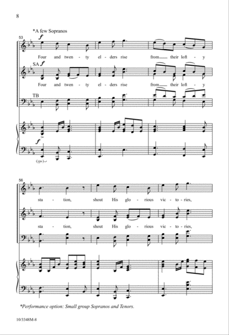The Emerald Gates SSATB scores gallery preview page 8