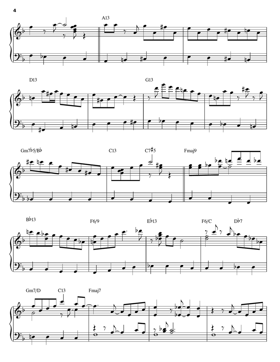 I'm Here I'm Here Piano Solo scores gallery preview page 4
