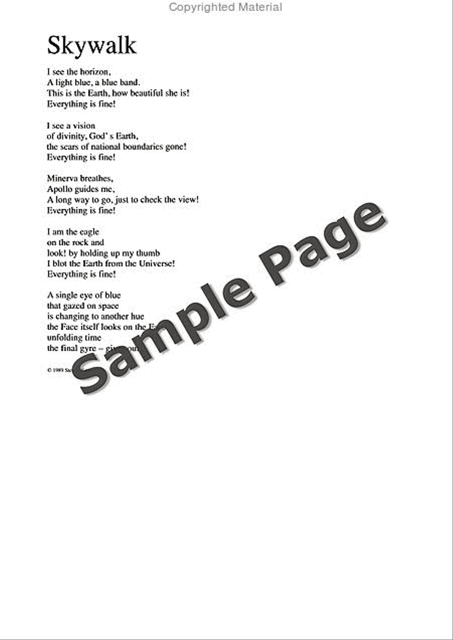 Skywalk (I See the Horizon) SSATB scores gallery preview page 5