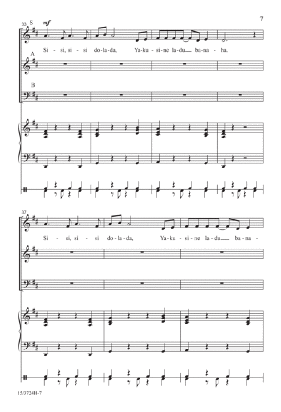 Banaha 3-Part scores gallery preview page 7