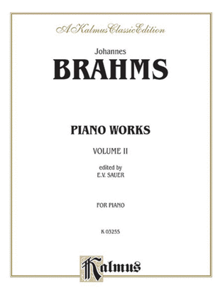 Book cover for Piano Works, Volume 2