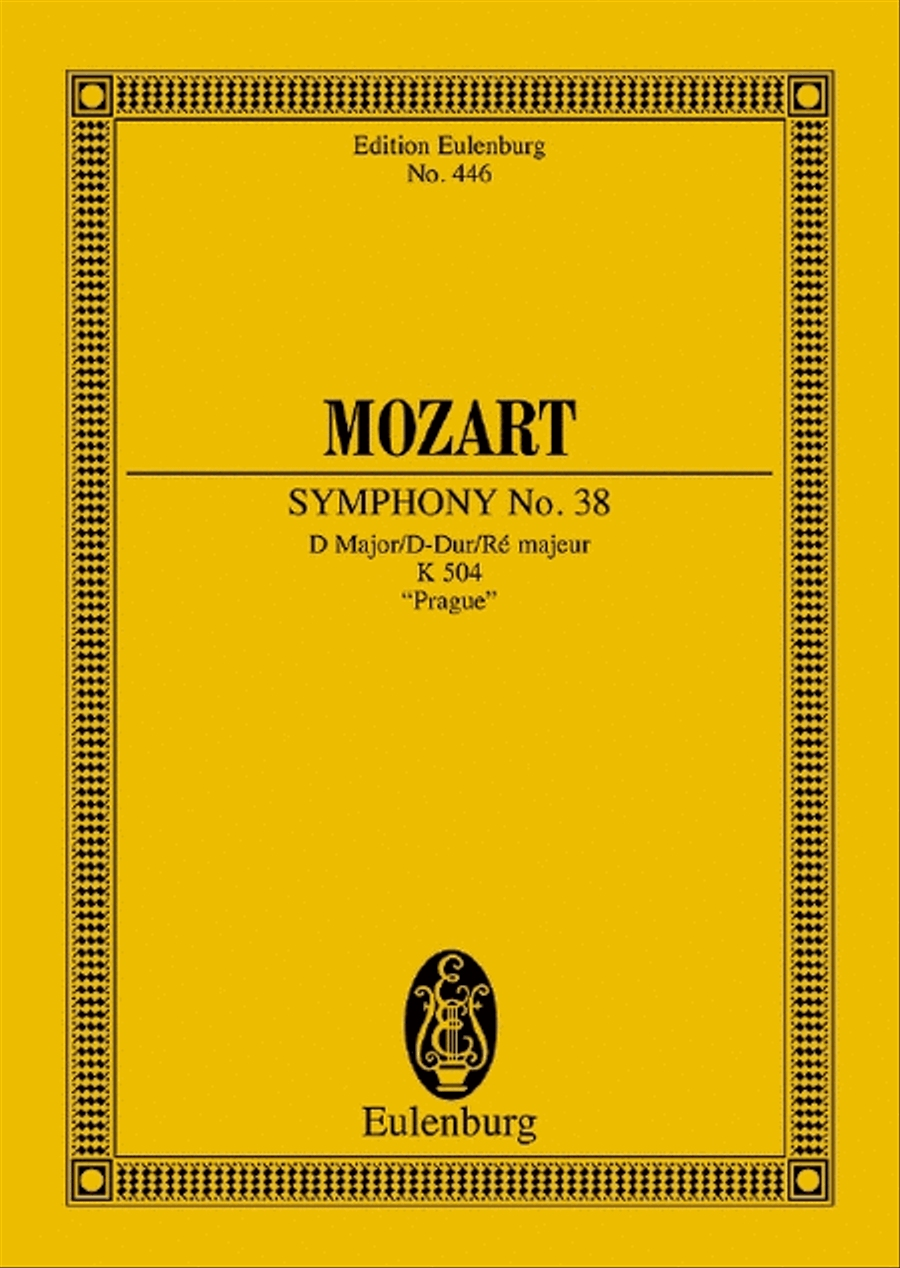 Symphony No. 38 In D Major Kv 504 Orchestra scores gallery preview page 1